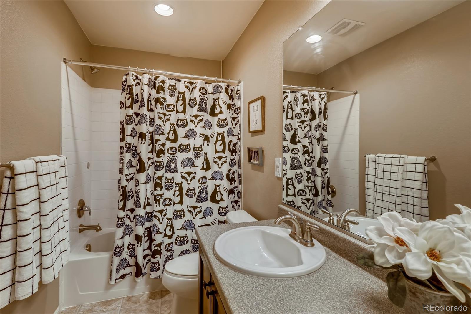 8537 Raspberry Drive Frederick, CO 80504 - Photo 17 of 31 a bathroom with a sink toilet and shower
