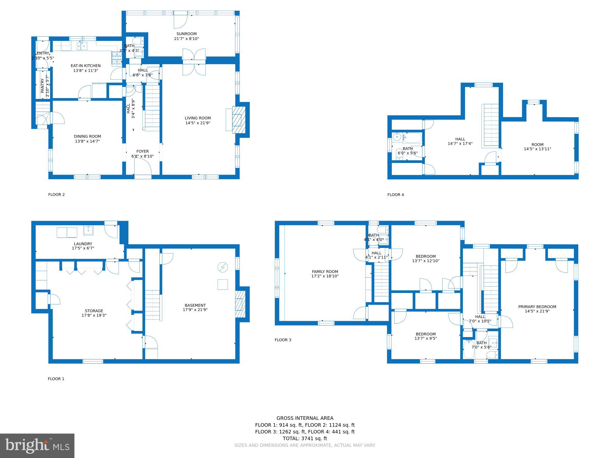 520 Old Orchard Road Baltimore, MD 21229 - Photo 26 of 26 Floor Plan