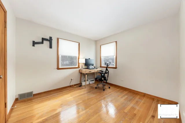 a workspace with a window