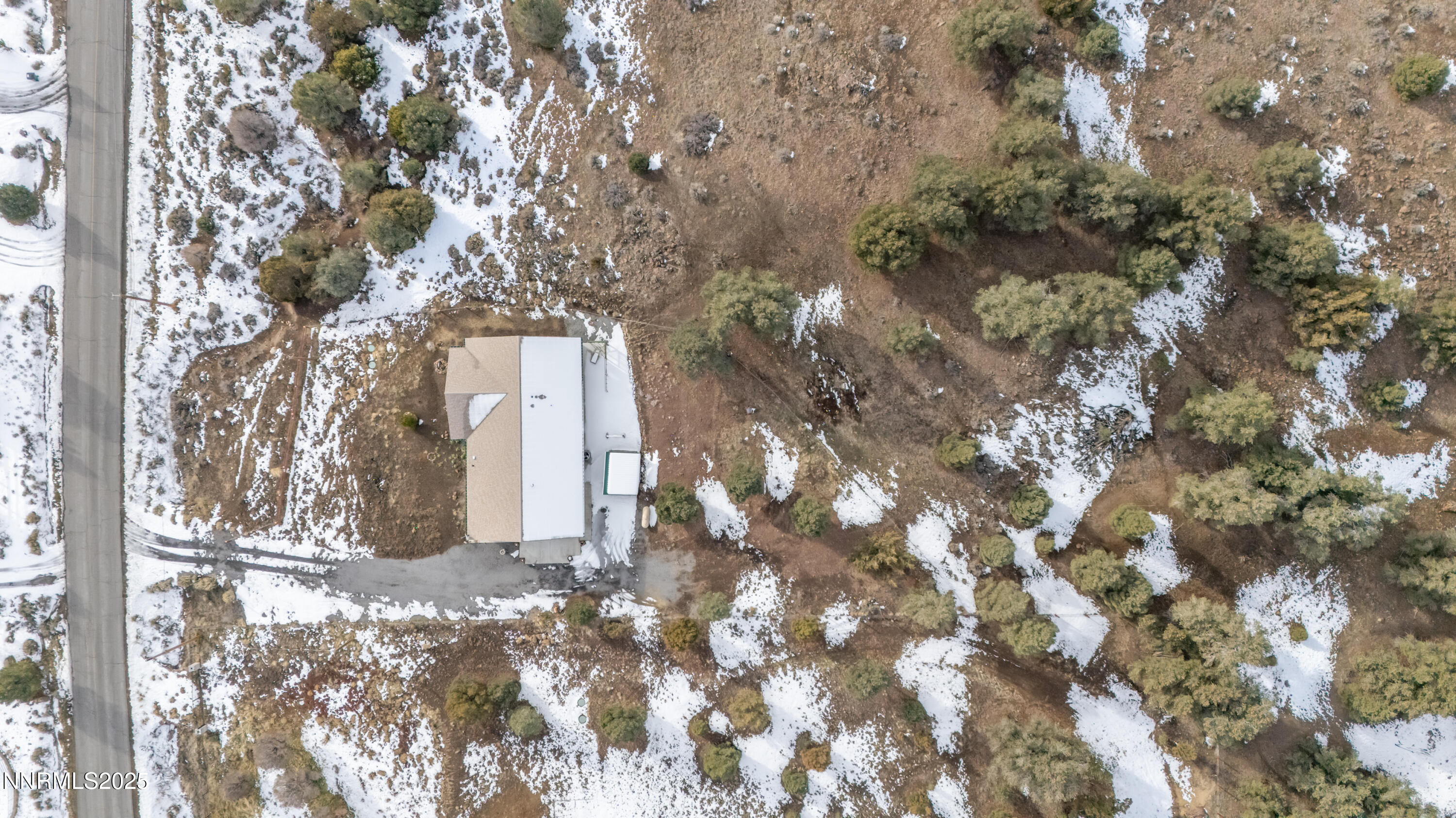 2486 Cartwright Road Reno, NV 89521 - Photo 37 of 44 a backyard of a house with large trees