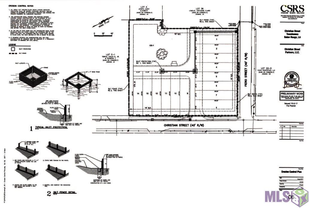 2231 Christian Street Baton Rouge, LA 70808 - Photo 2 of 3 Development Layout