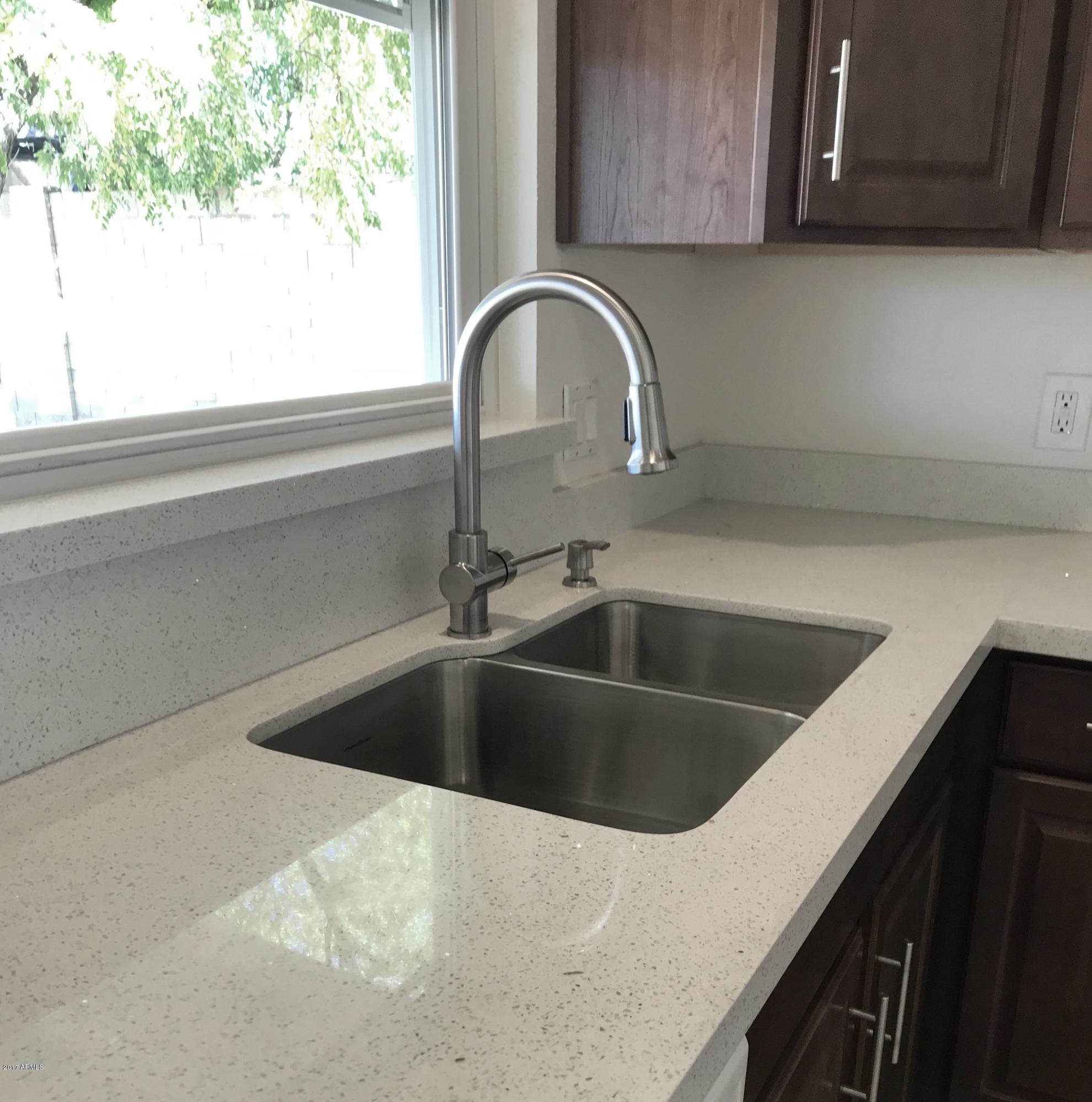 1244 East Marco Polo Road Phoenix, AZ 85024 - Photo 6 of 20 Kitchen Quartz Counter &Stainless Sink