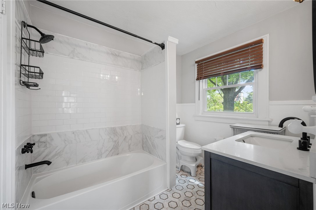 2924 Brighton Road Shaker Heights, OH 44120 - Photo 22 of 31 Full bath featuring toilet, tub / shower combination, and vanity
