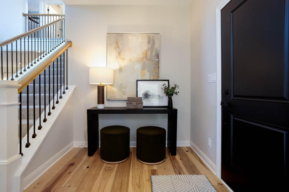 7264 East 115th Avenue Crown Point, IN 46307 - Photo 7 of 42 a view of entryway and hall with wooden floor