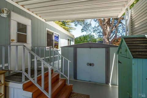 a view of outdoor space and deck