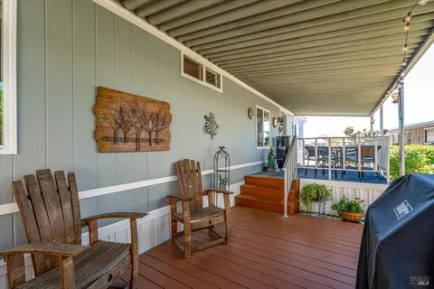 a outdoor space with furniture