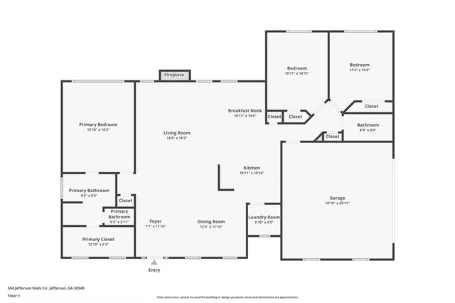 $329,000 | 584 Jefferson Walk Circle, Jefferson, GA 30549