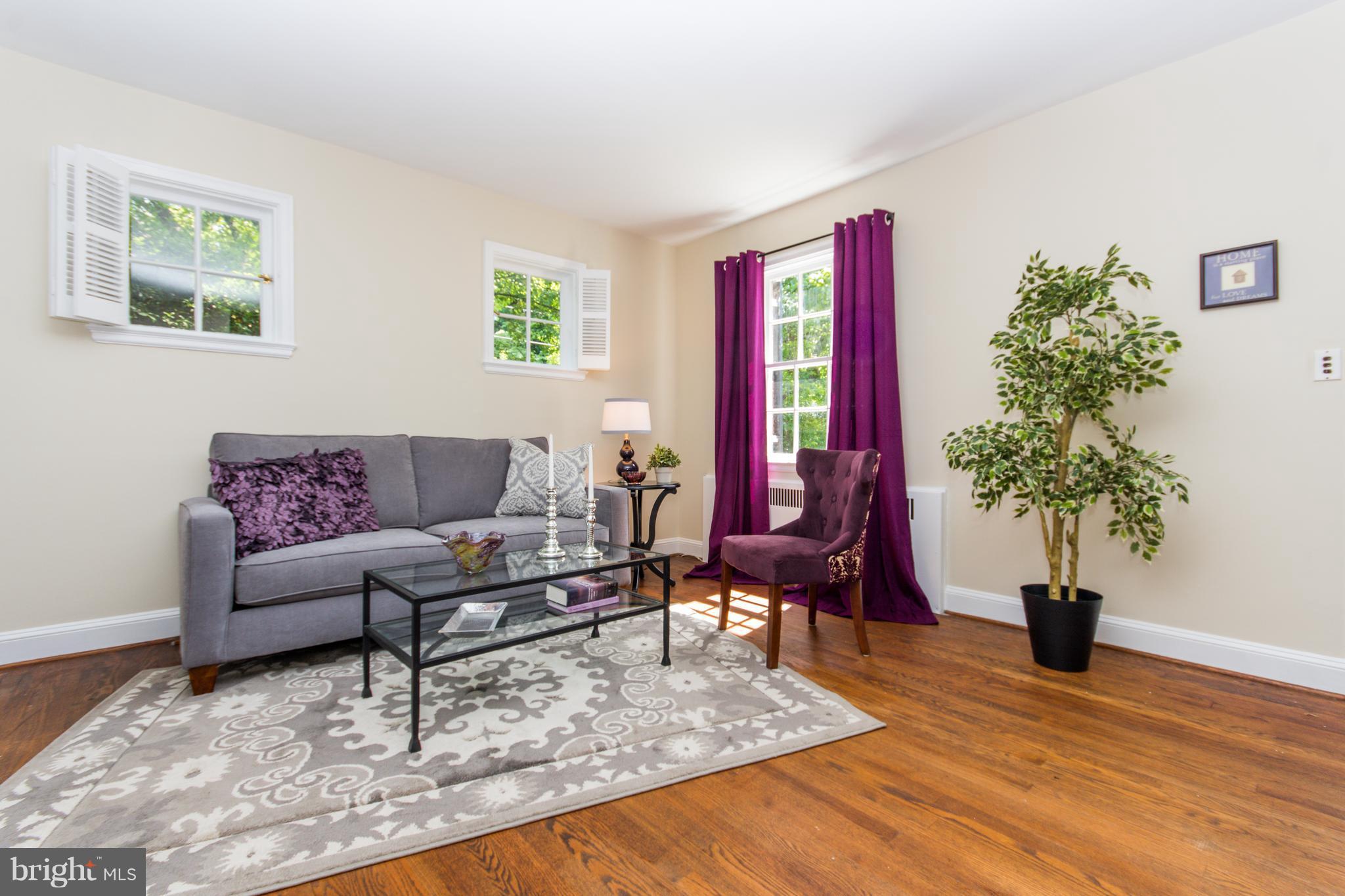 5001 Broadmoor Road Baltimore, MD 21212 - Photo 1 of 26 a living room with furniture and a potted plant