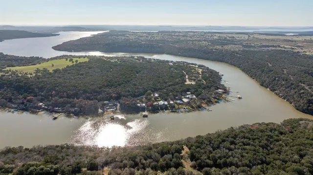 a view of lake and mountain