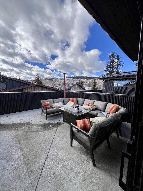 52 6th Street, Unit A4 Silverthorne, CO 80498 - Photo 13 of 15 a terrace view with seating space