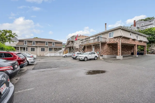 a car parked in front of house
