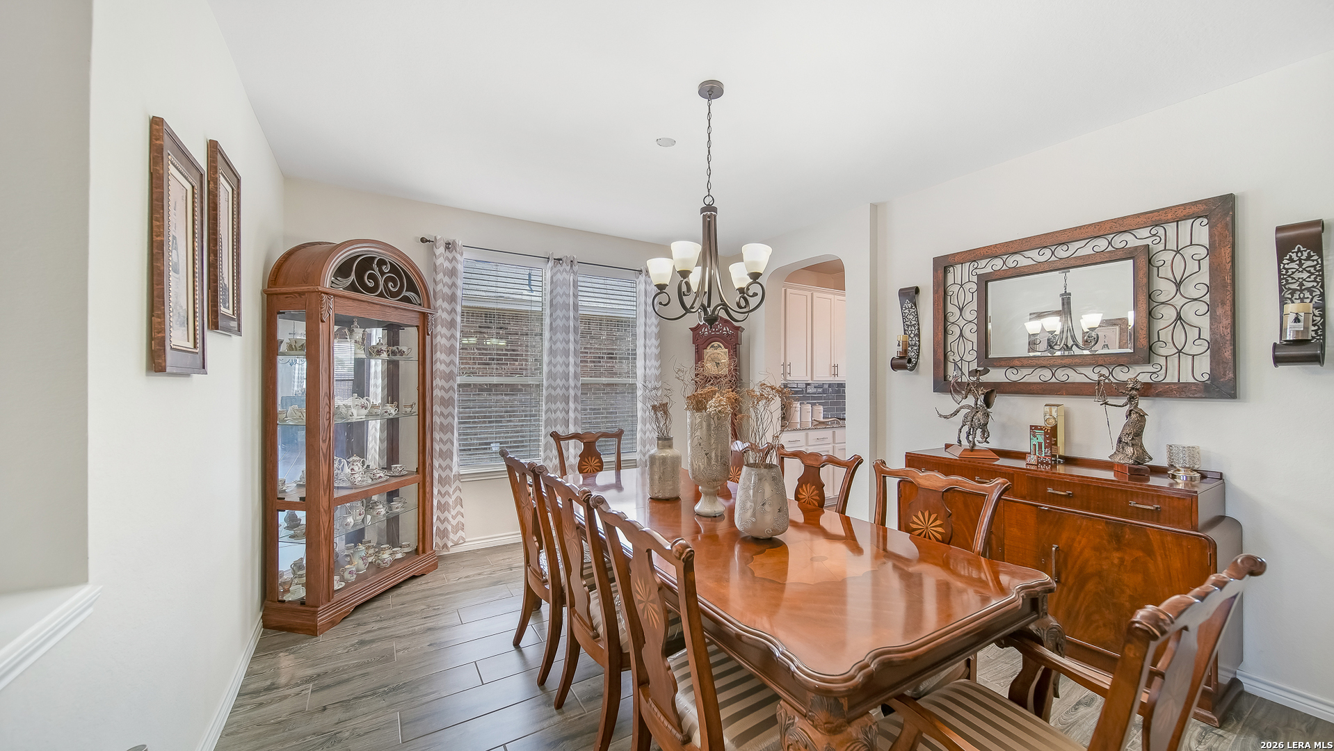 350 Colonial Bluff Universal City, TX 78148 - Photo 4 of 27 a view of a dining room with furniture and chandelier