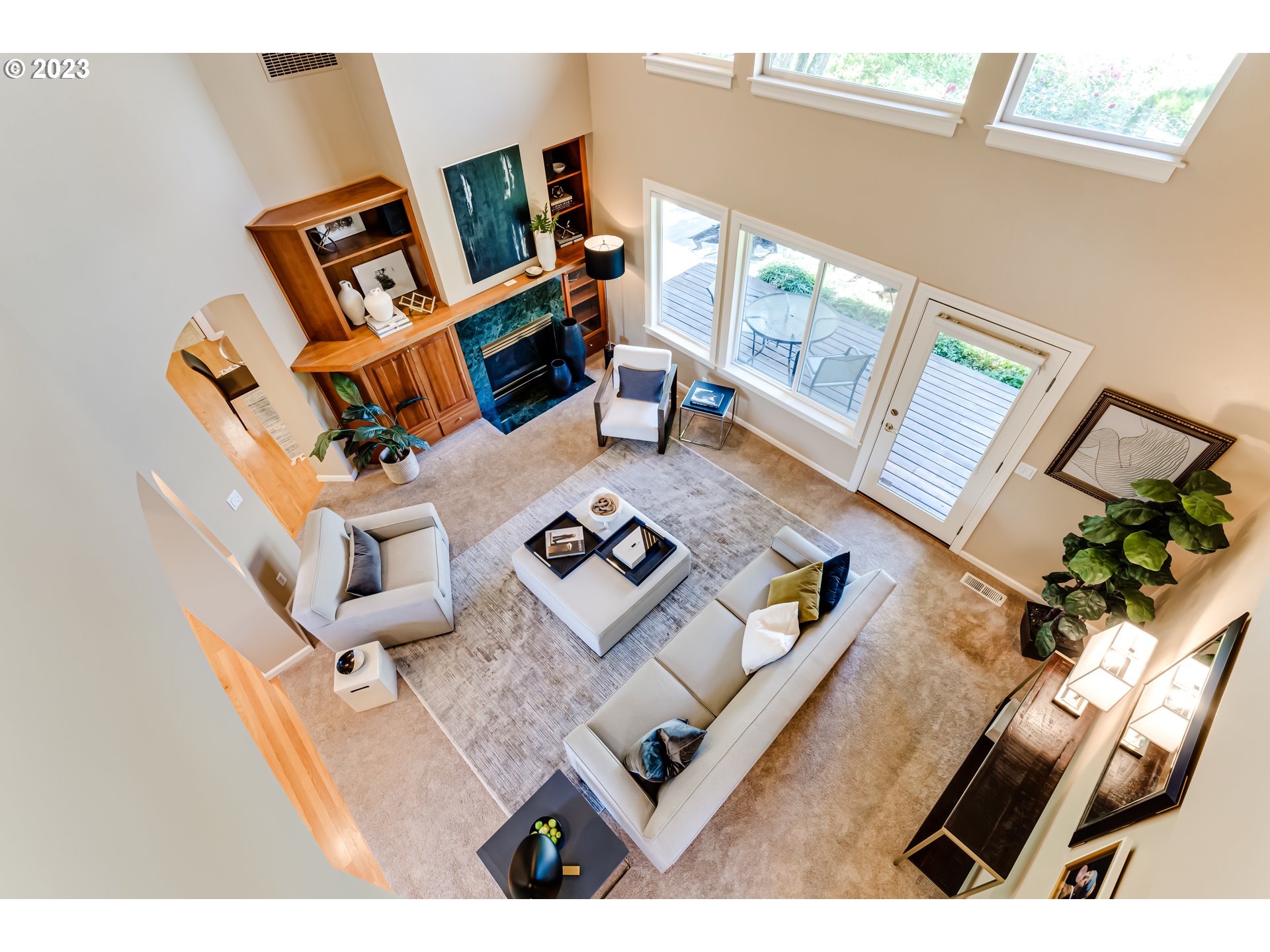 2572 Walnut Ridge Drive Springfield, OR 97477 - Photo 29 of 47 view of living room with furniture and a flat screen tv