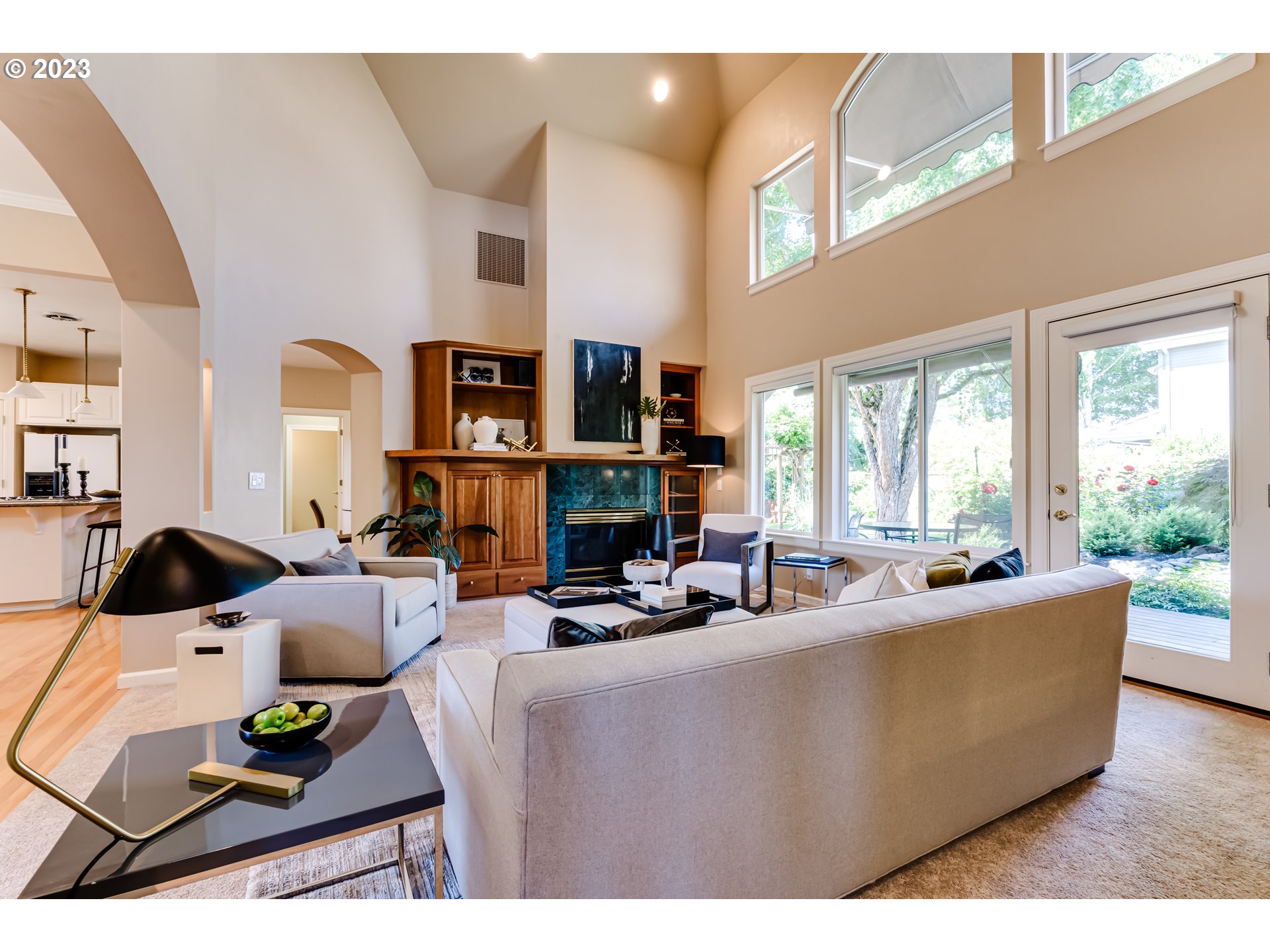 2572 Walnut Ridge Drive Springfield, OR 97477 - Photo 5 of 47 a living room with furniture fireplace and a large window