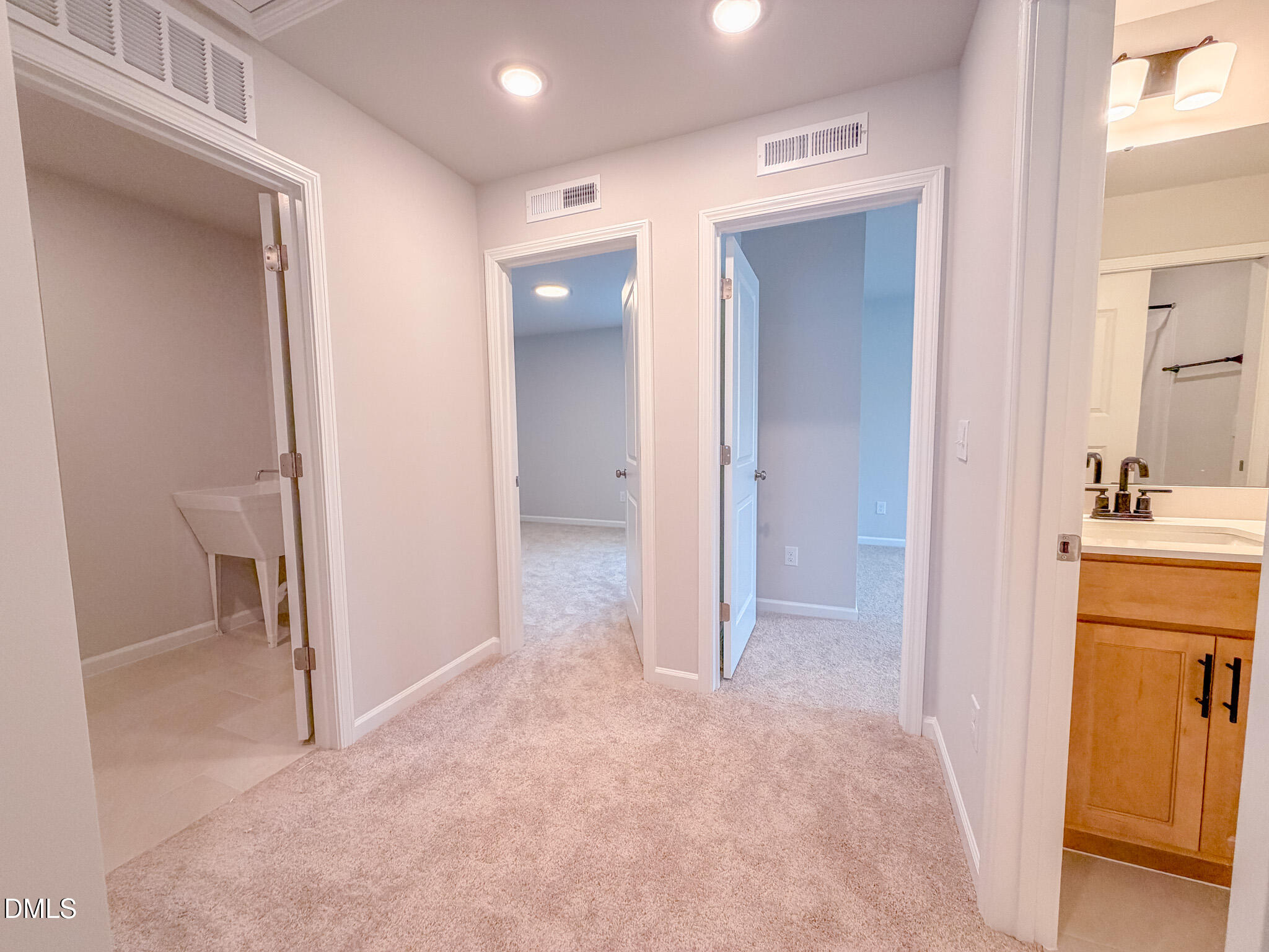 460 Beacon Hl Road Lillington, NC 27546 - Photo 35 of 48 view of a bathroom with a sink and a mirror