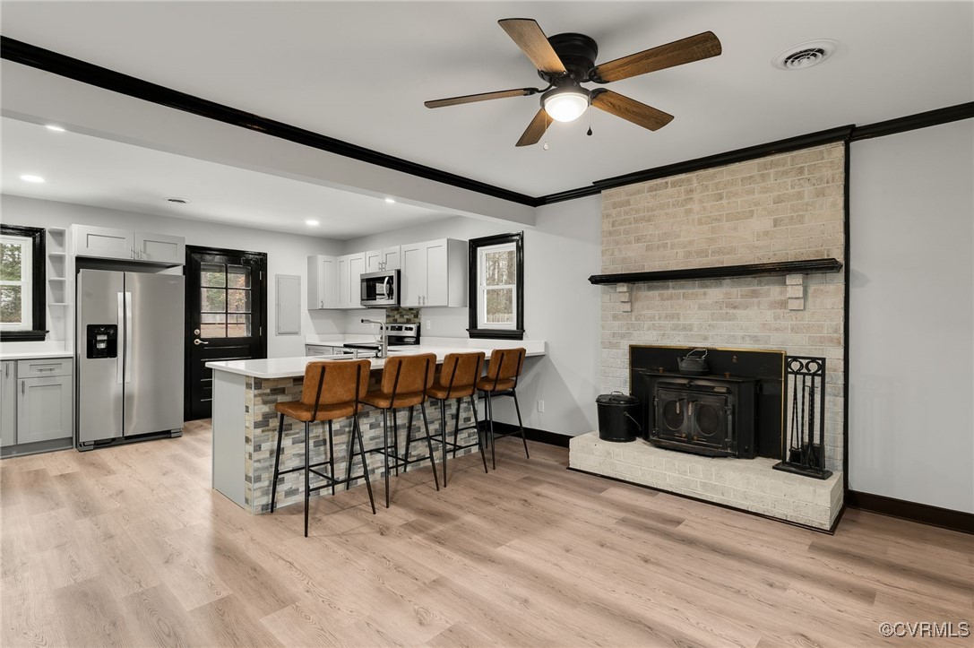 102 Riva Ridge Circle Sandston, VA 23150 - Photo 8 of 23 Kitchen featuring light wood finished floors, visi