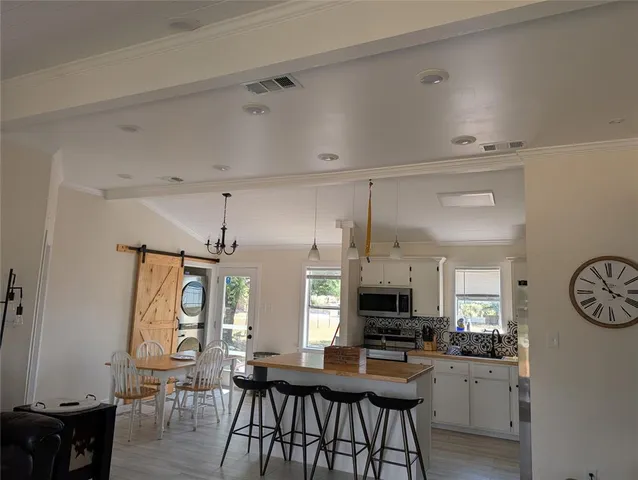 a view of front door