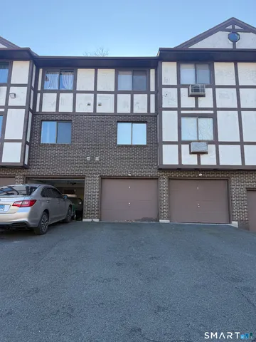 a view of a car garage