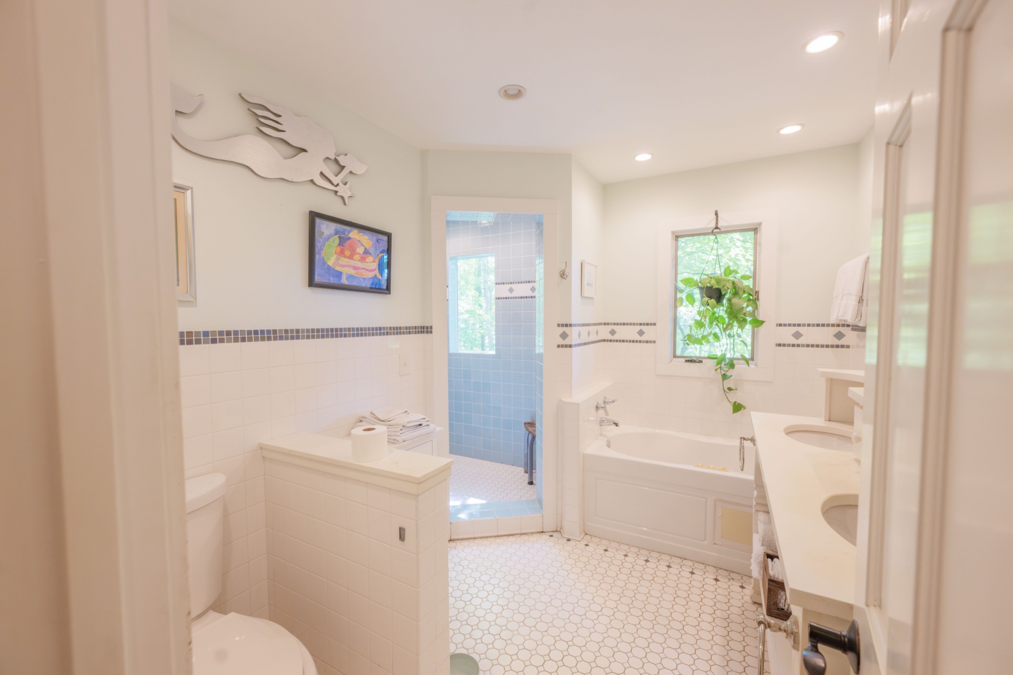 3442 Sherwood Road Sewanee, TN 37375 - Photo 21 of 28 a bathroom with a bathtub sink and toilet