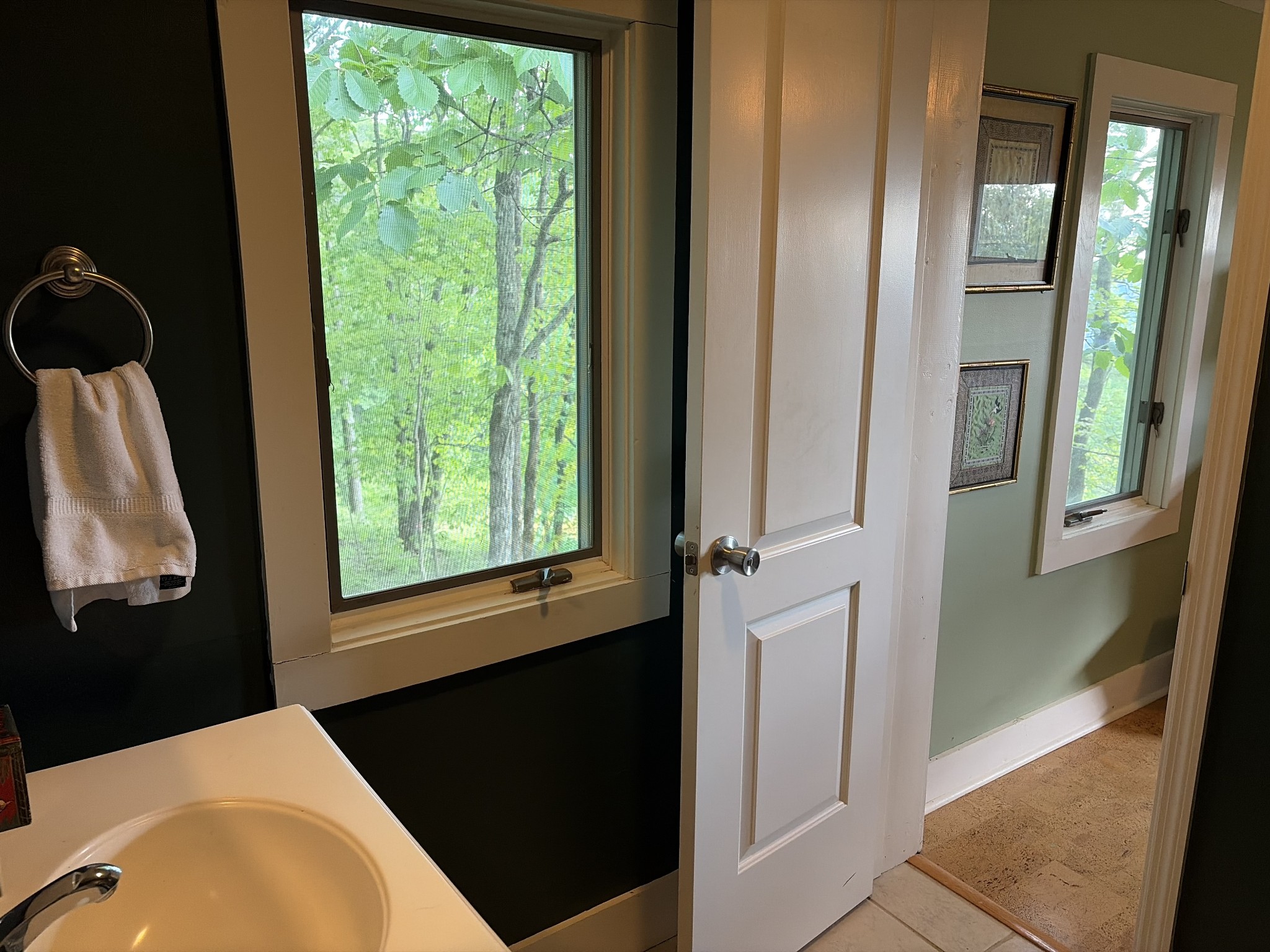 3442 Sherwood Road Sewanee, TN 37375 - Photo 28 of 28 a bathroom with a sink and a mirror