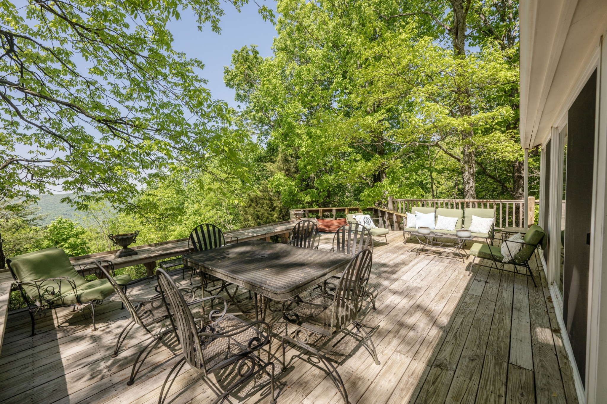 3442 Sherwood Road Sewanee, TN 37375 - Photo 7 of 28 a view of balcony with wooden floor and seating space