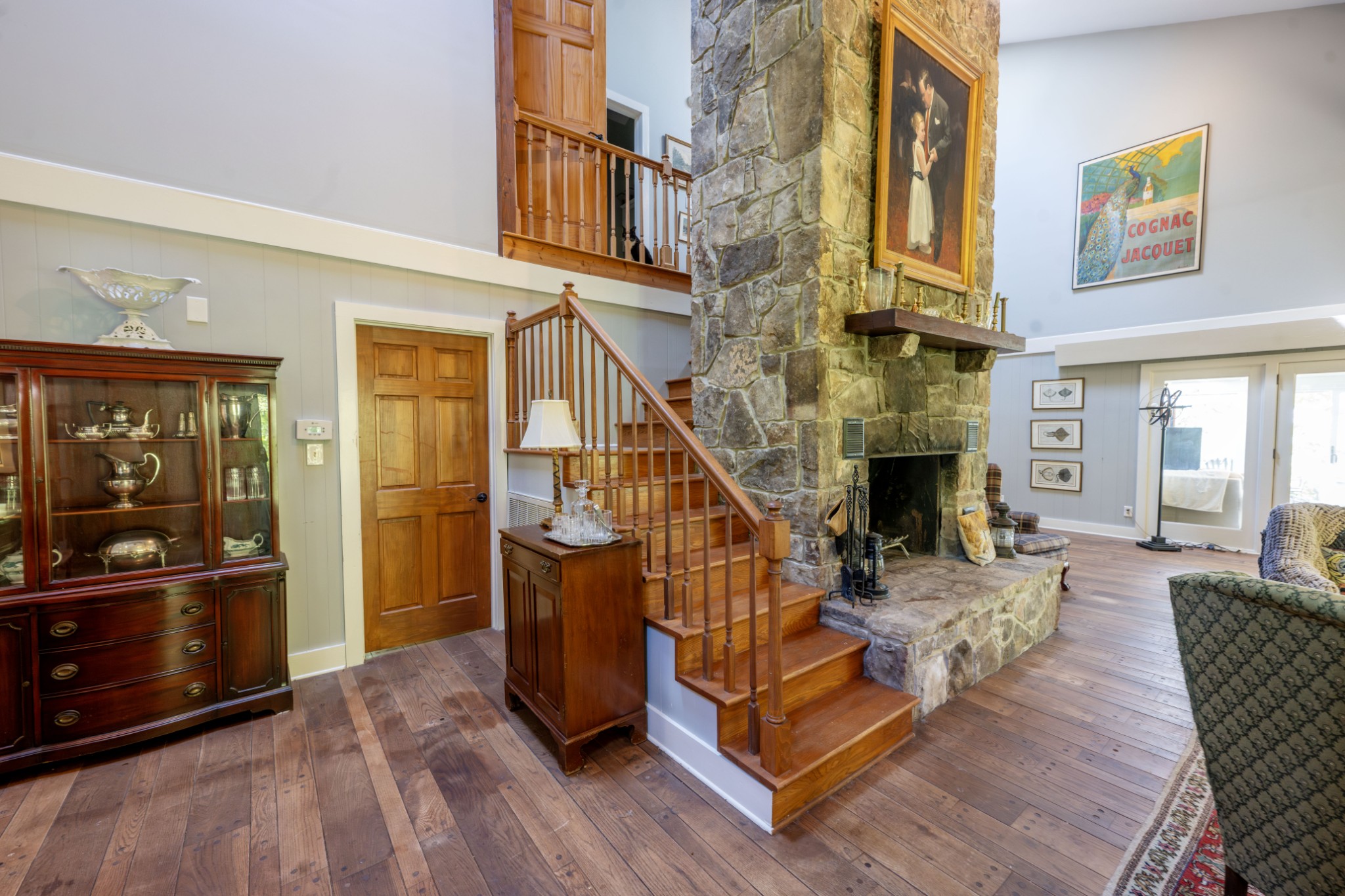 3442 Sherwood Road Sewanee, TN 37375 - Photo 10 of 28 a living room with furniture a fireplace and a flat screen tv