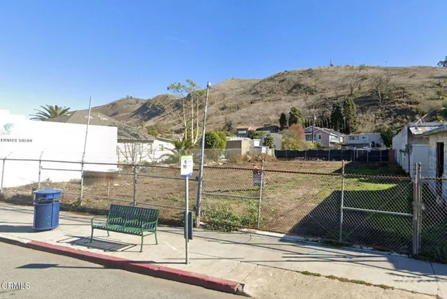 a view of a terrace with a bench