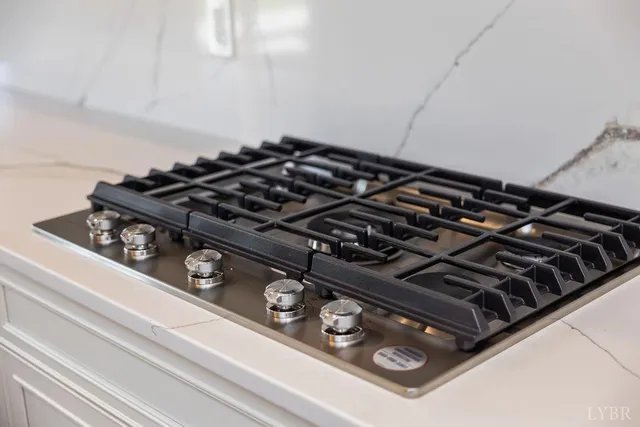 a close view of a faucet a sink