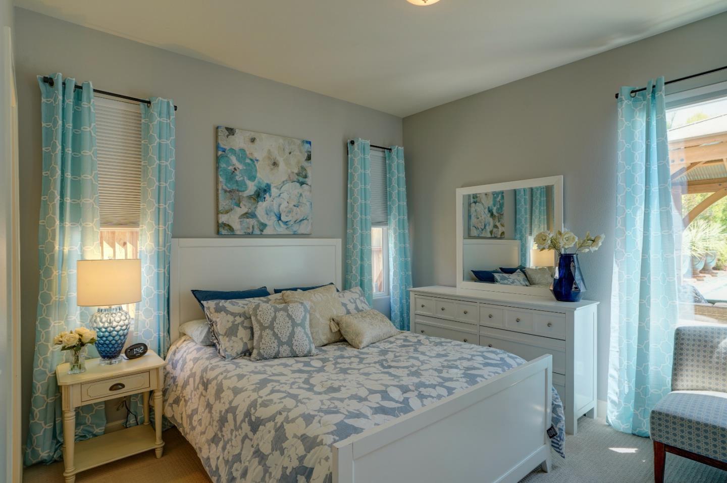 2860 Club Drive Gilroy, CA 95020 - Photo 33 of 87 a bedroom with a bed and a couch