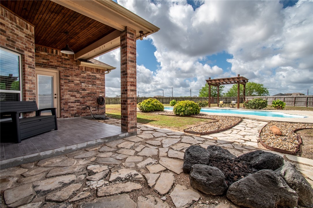 5309 Capernaum Court Corpus Christi, TX 78413 - Photo 35 of 40 a view of a pathway with a yard
