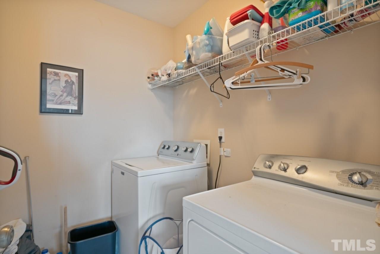 2307 King Malcolm Lane Zebulon, NC 27597 - Photo 19 of 30 a utility room with dryer and washer