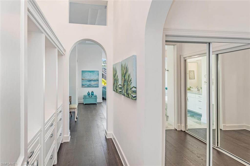 2540 Half Moon Walk Naples, FL 34102 - Photo 23 of 44 a view of an entryway with wooden floor
