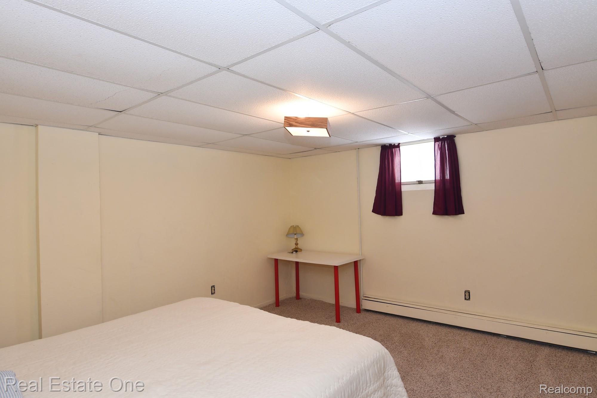 4288 Ash Road Lincoln, MI 48742 - Photo 26 of 28 Bonus Room featuring carpet flooring, a drop ceiling in Basement