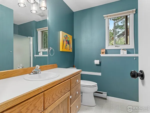 a bathroom with a sink toilet and vanity