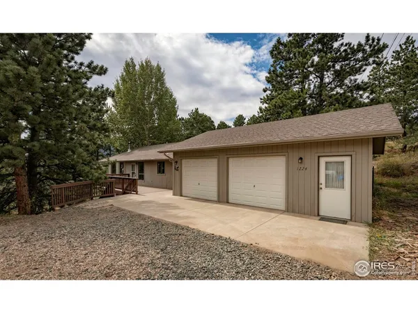 a backyard of a house