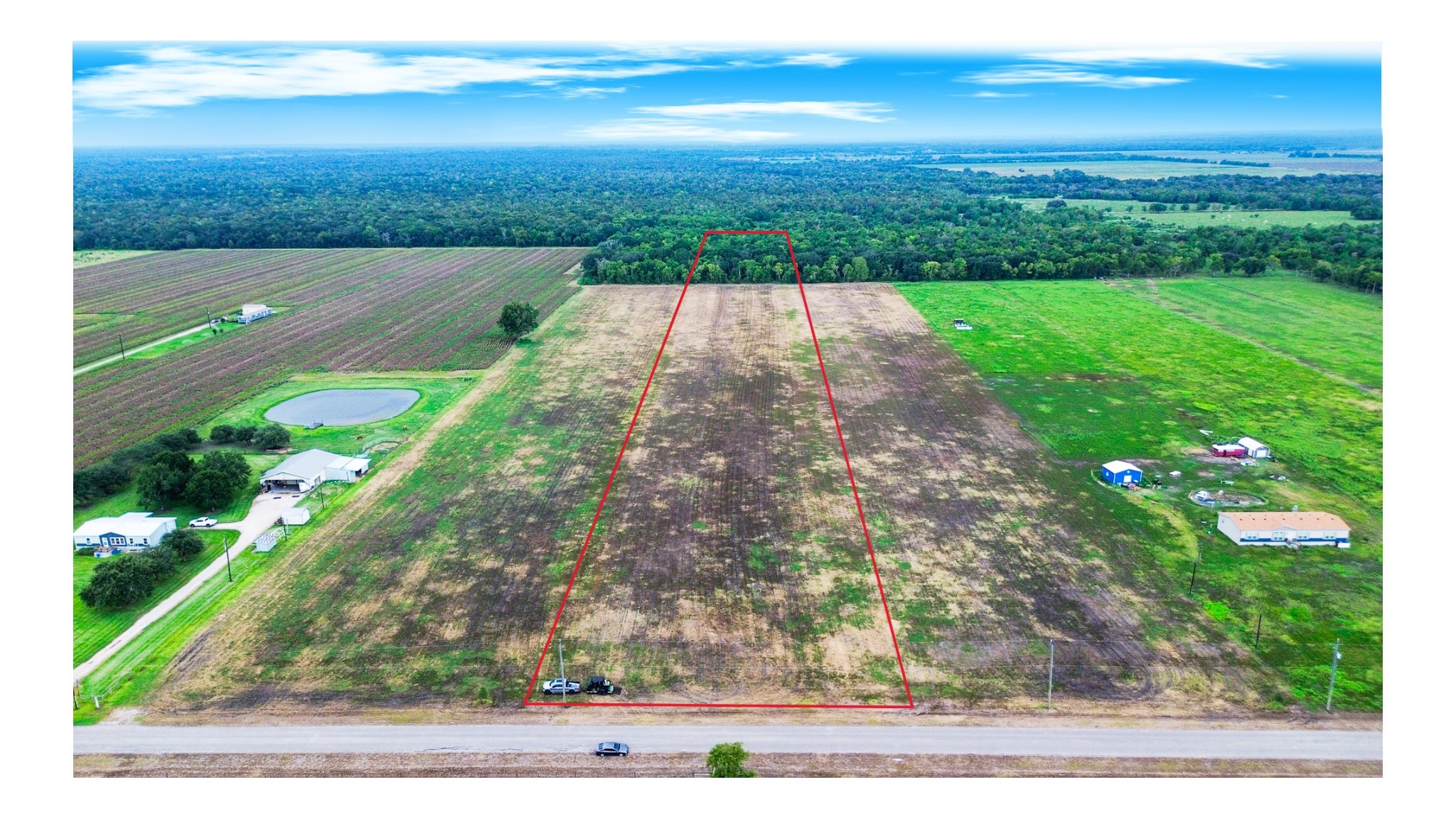 2 Charlie Meyer Road Damon, TX 77430 - Photo 2 of 35 a view of outdoor space and yard