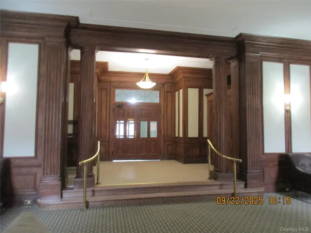 a view of front door