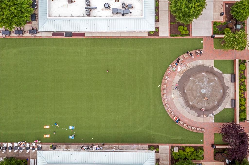 0 Mountain Road Alpharetta, GA 30004 - Photo 28 of 32 an aerial view of a house with a garden and swimming pool