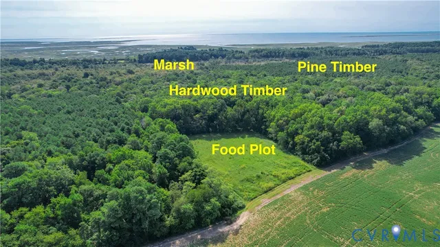 a view of a sign board with a garden