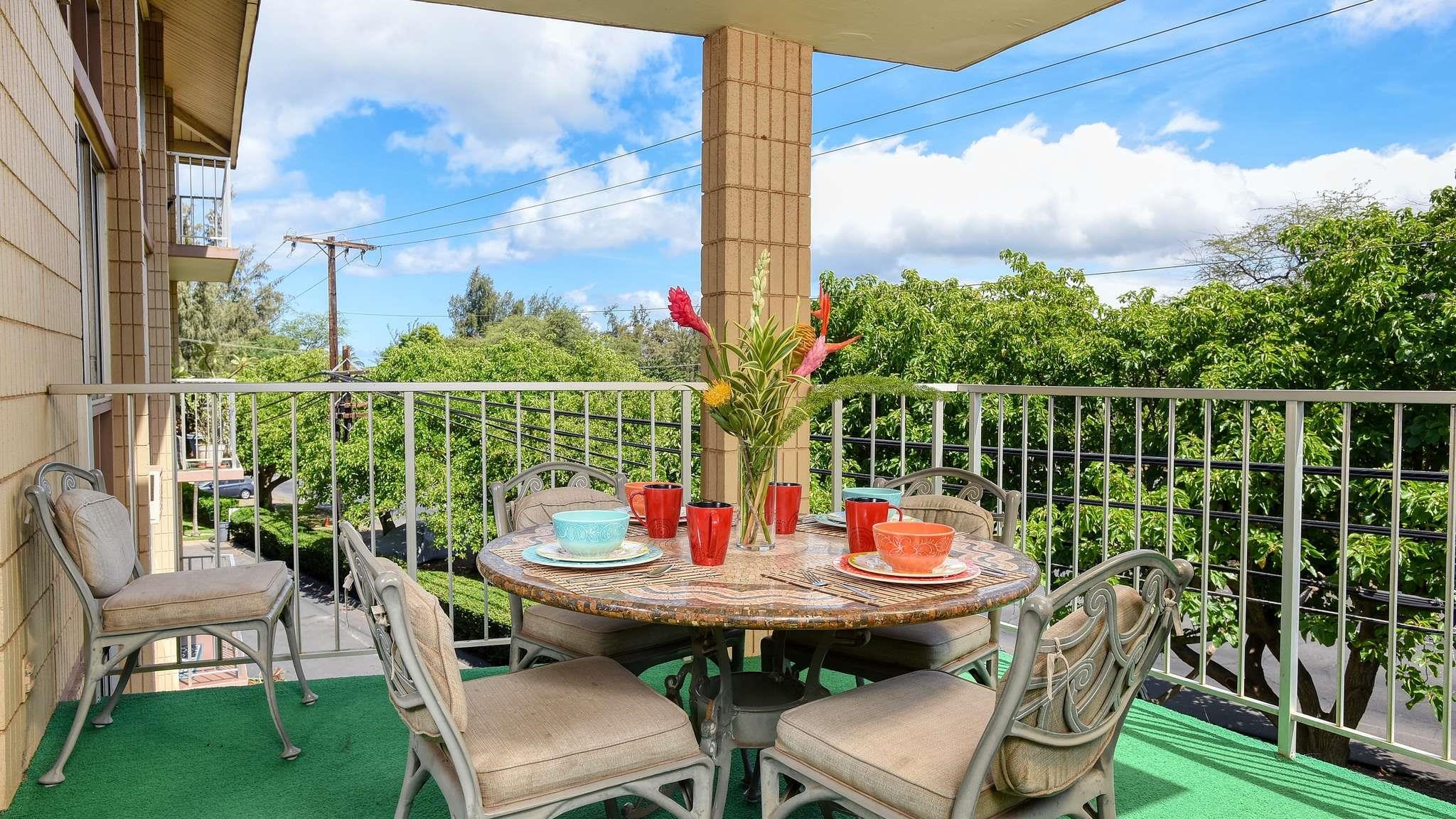 2619 South Kihei Road, Unit 309A Kihei, HI 96753 - Photo 22 of 41 a outdoor view with a sitting space and garden view