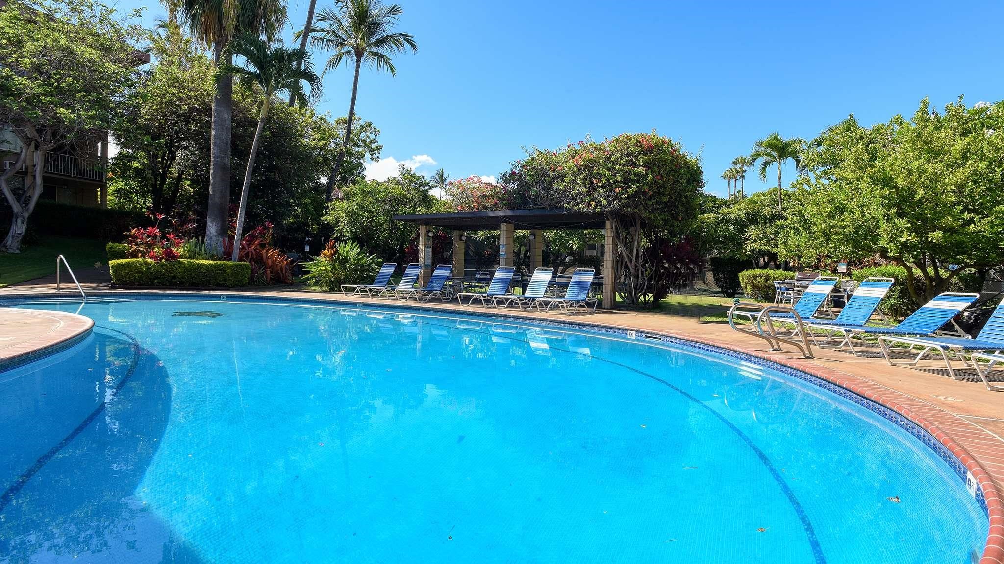 2619 South Kihei Road, Unit 309A Kihei, HI 96753 - Photo 26 of 41 a view of a swimming pool with a patio