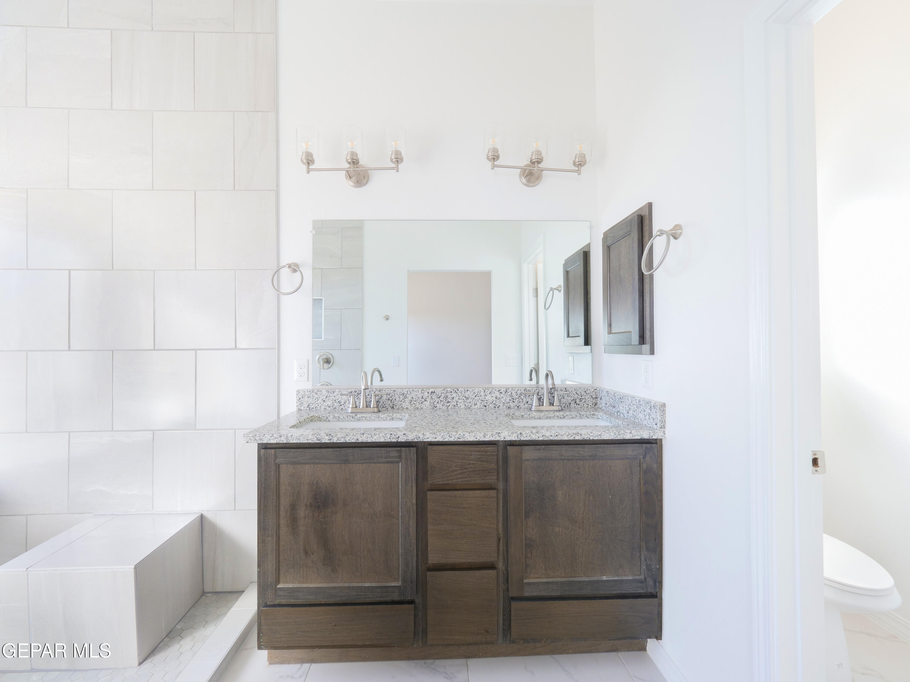 6065 Summer Ridge Santa Teresa, NM 88008 - Photo 10 of 13 a bathroom with a sink and a mirror