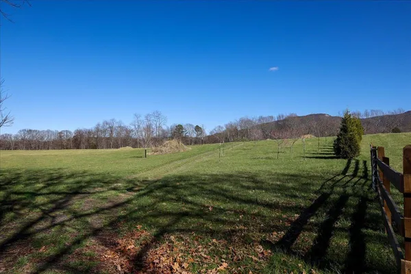 a view of an outdoor space and a yard