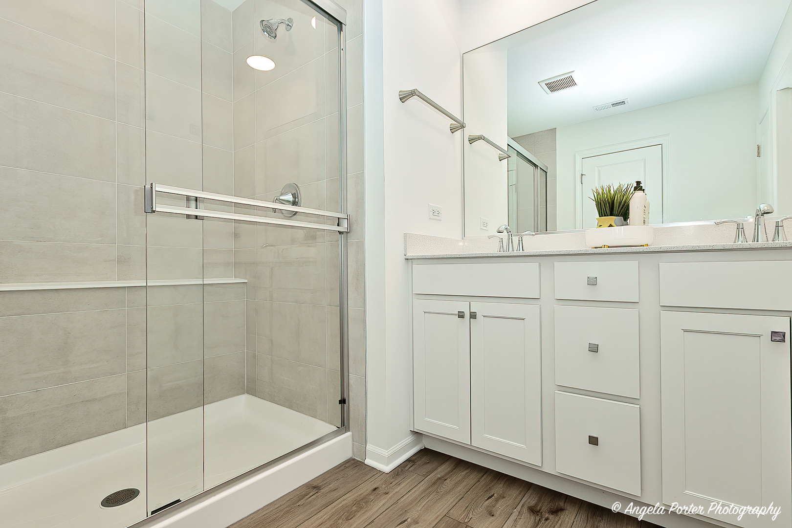 1004 Neubauer Circle Lindenhurst, IL 60046 - Photo 27 of 29 a bathroom with a shower and a sink