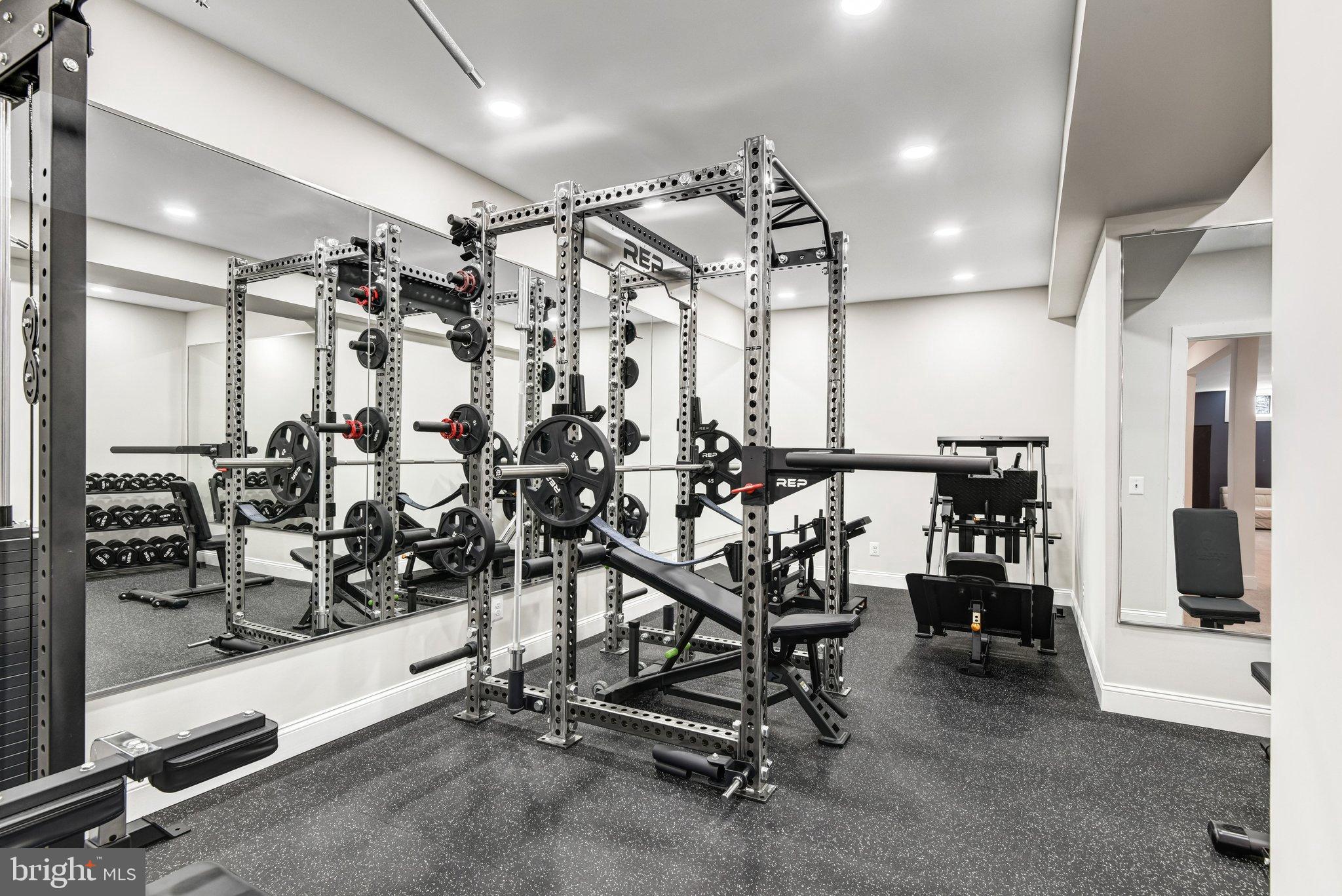43199 Dogan Rdg Place Centreville, VA 20120 - Photo 65 of 86 a view of a room with gym equipment