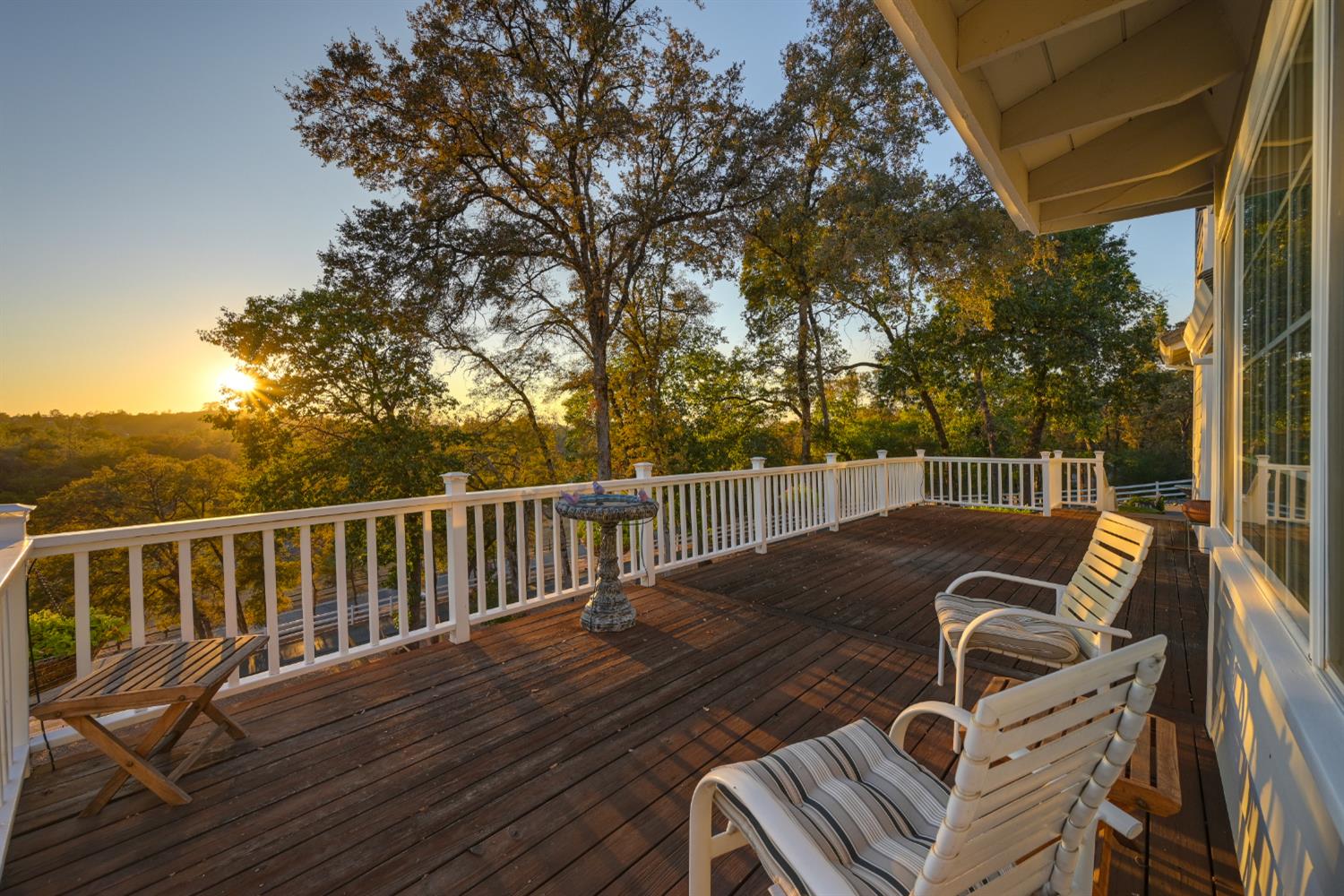 3730 Kimo Way Auburn, CA 95602 - Photo 72 of 75 a view of balcony with wooden floor and outdoor seating