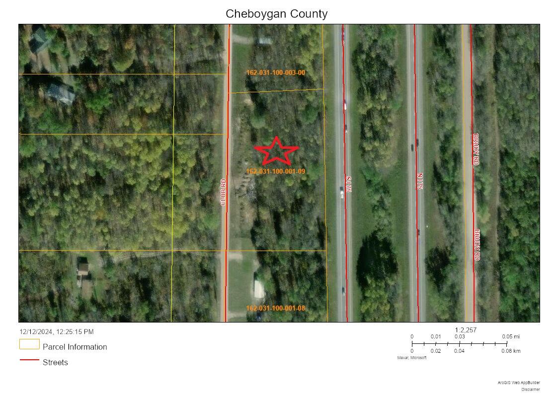 2.1-acres Club Road Indian River, MI 49749 - Photo 2 of 7 aerial