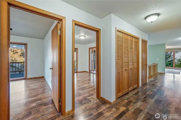 a view interior of the house and wooden floor