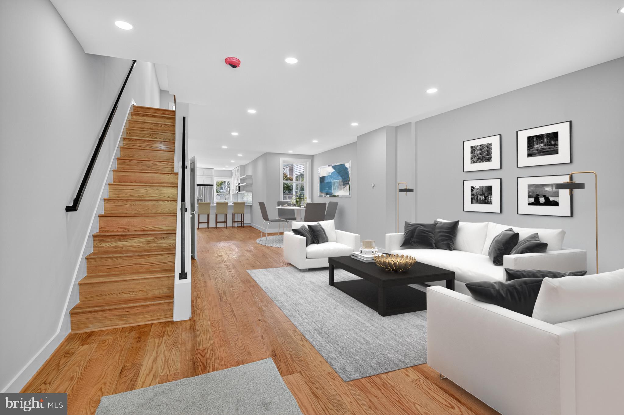 3712 13th Street Northwest Washington, DC 20010 - Photo 2 of 35 Modern elegance meets inviting warmth.