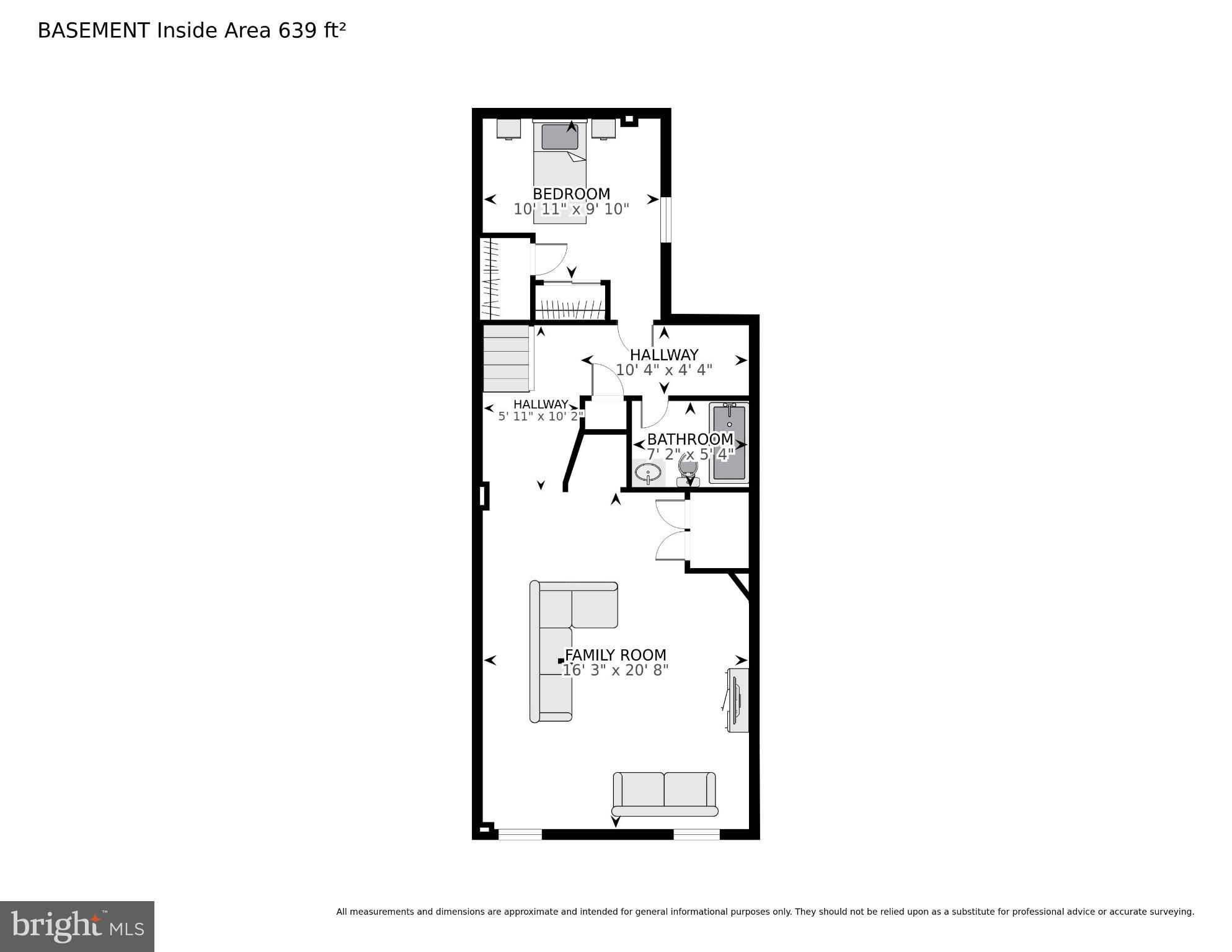 3712 13th Street Northwest Washington, DC 20010 - Photo 32 of 35 Spacious basement layout with versatile rooms.